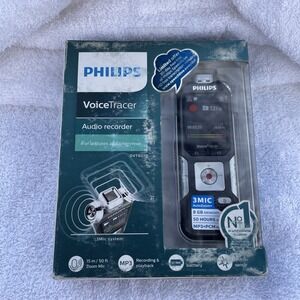 Philips Voice Tracer DVT6010, with 3 Mic Auto Zoom Recording New Old Stock